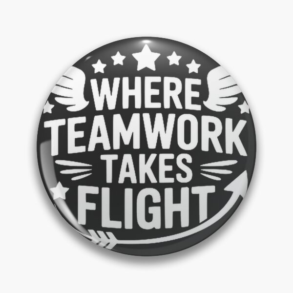 Item preview, Where Teamwork Takes Flight Inspirational Motivational Design designed and sold by favouriteraul.