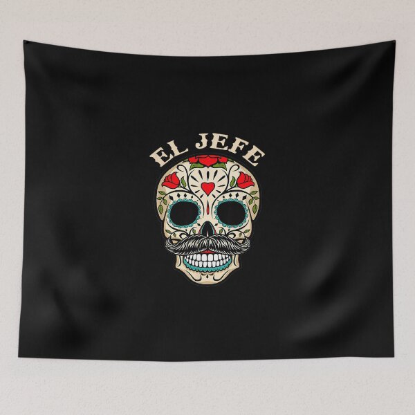 Item preview, El Jefe Calavera de Azúcar Día de Muertos designed and sold by ethancooper399.
