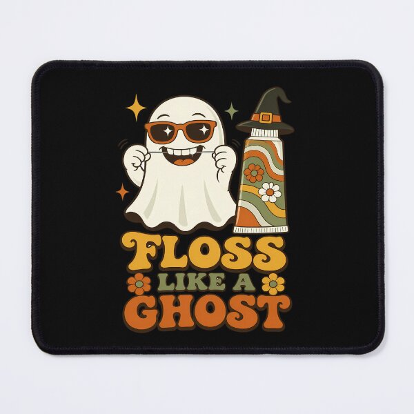 Item preview, Dentista y higienista dental fantasma retro - Halloween dental designed and sold by Art-Arcade6.