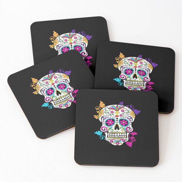 Item preview, Dia De Los Muertos Floral Sugar Skull designed and sold by ethancooper399.