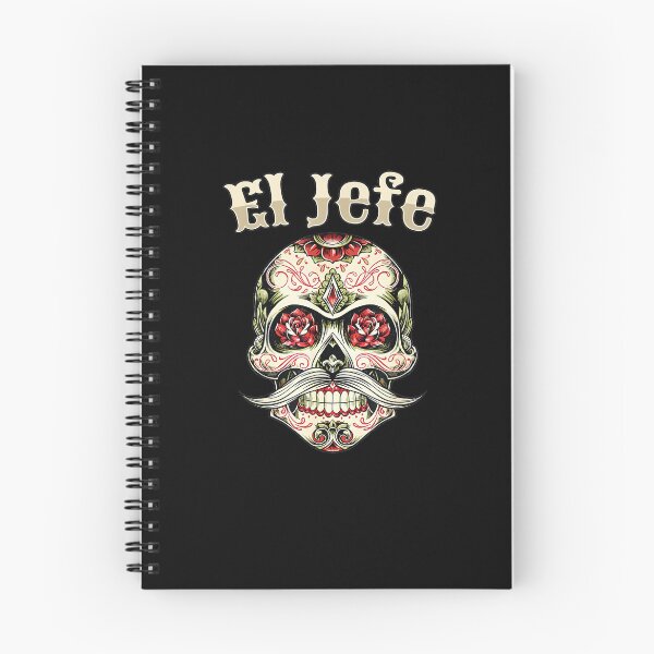Item preview, El Jefe Mustache Sugar Skull designed and sold by ethancooper399.