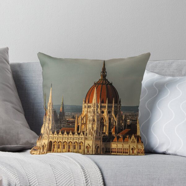 Item preview, Hungarian Parliament Building Budapest At Golden Hour designed and sold by Kellesu.