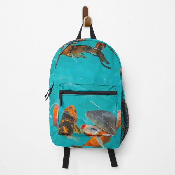 Item preview, Colorful Koi Fish Swimming In Clear Blue Water designed and sold by Kellesu.