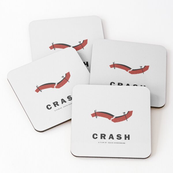 Item preview, Crash David Cronenberg Retro Minimalist Movie Poster Print designed and sold by MORKINO POSTERS.