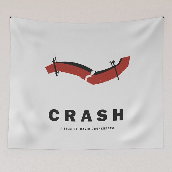 Item preview, Crash David Cronenberg Retro Minimalist Movie Poster Print designed and sold by MORKINO POSTERS.
