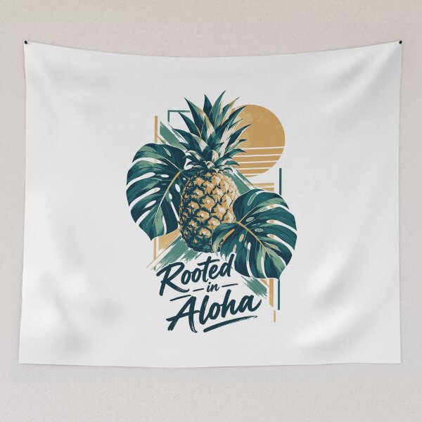 Item preview, Minimalist Monstera & Pineapple: Aloha Vibe designed and sold by Pineapple-Tree.