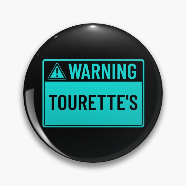 Item preview, Warning: Tourette's designed and sold by mr-k-store.