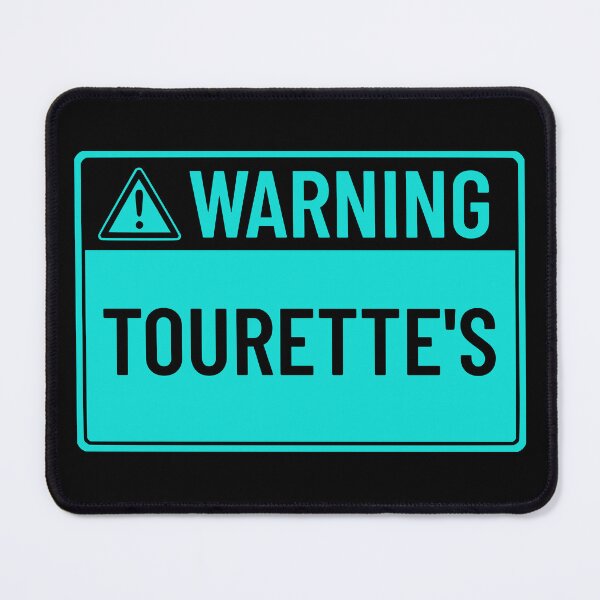 Item preview, Warning: Tourette's designed and sold by mr-k-store.