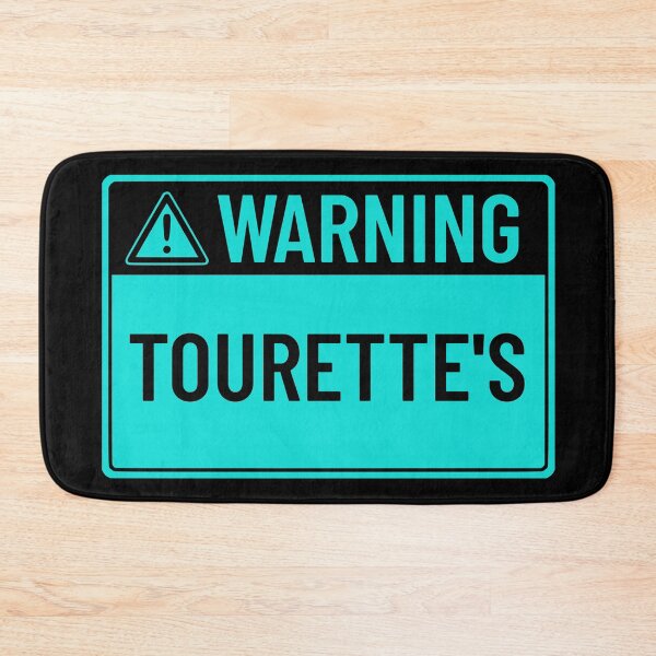 Item preview, Warning: Tourette's designed and sold by mr-k-store.
