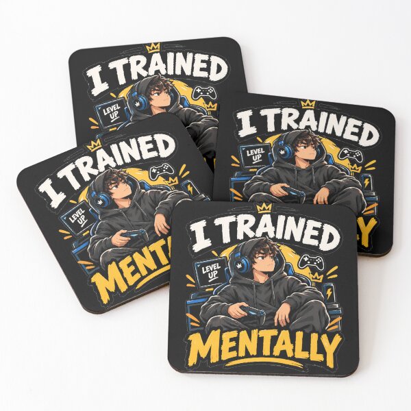 Item preview, I Trained Mentally Gamer T-Shirt – Funny Gaming Mindset Graphic Tee designed and sold by Artimax-Studio.