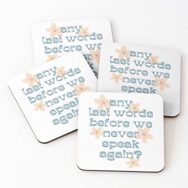 Item preview, ¿Últimas palabras antes de que no volvamos a hablar jamás? designed and sold by schell-renay.