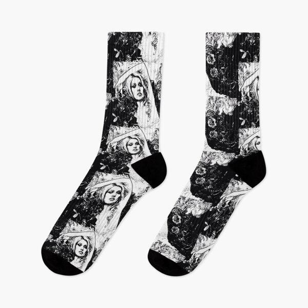 Artikelvorschau, Katherine McNamara, Bearbeitung von Schwarz-Weiß-Blumen entworfen und verkauft von simpleswift.