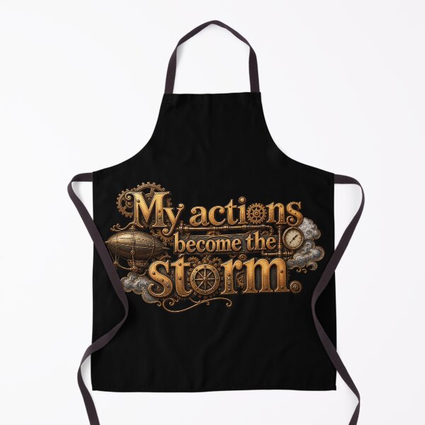 Item preview, My actions become the storm.(Steampunk Version) designed and sold by MaxDreamsArt.