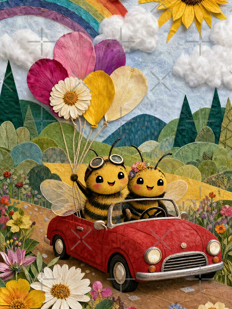 Thumbnail 4 of 4, iPhone Case, Bee Ride designed and sold by EmberBloom39.