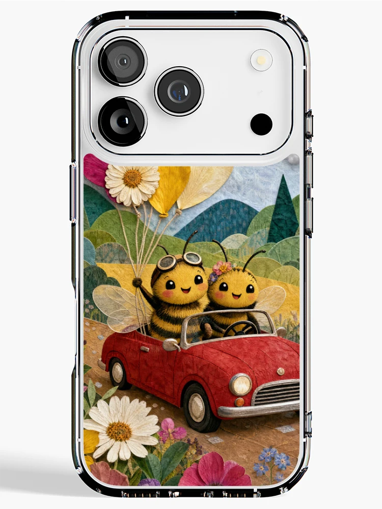 Thumbnail 1 of 5, iPhone Case, Bee Ride designed and sold by EmberBloom39.