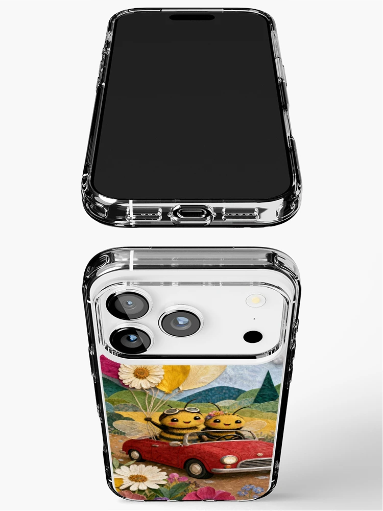 Thumbnail 3 of 5, iPhone Case, Bee Ride designed and sold by EmberBloom39.