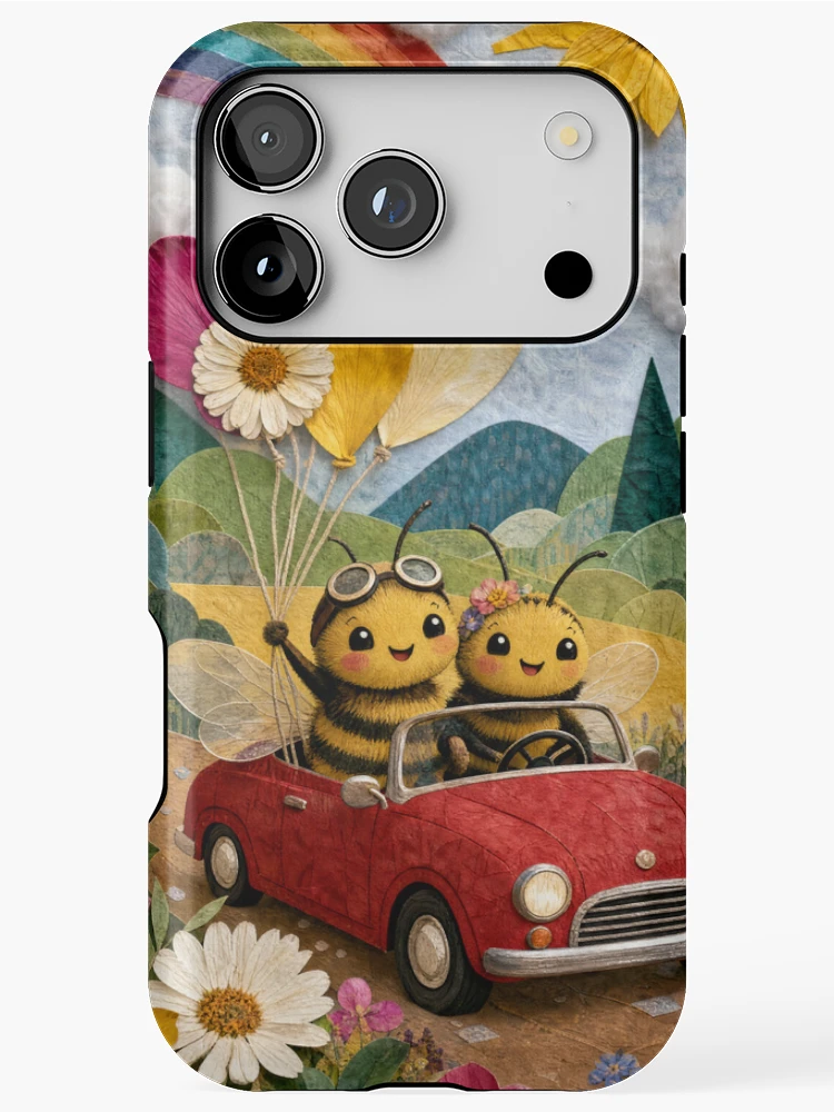 Thumbnail 1 of 4, iPhone Case, Bee Ride designed and sold by EmberBloom39.