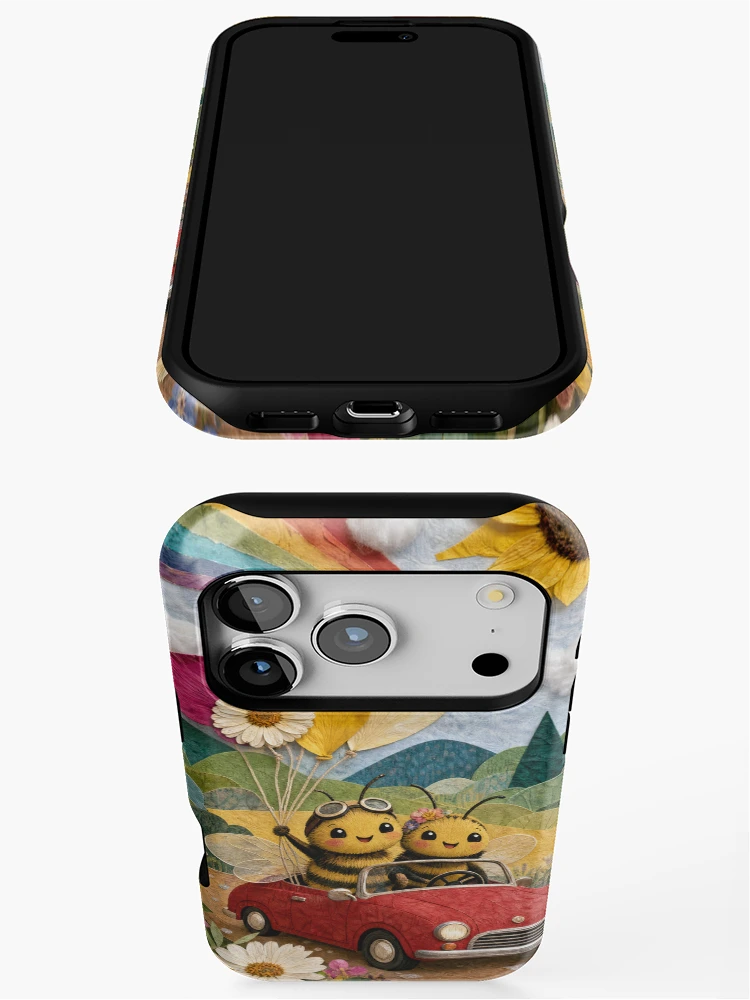 Thumbnail 3 of 4, iPhone Case, Bee Ride designed and sold by EmberBloom39.
