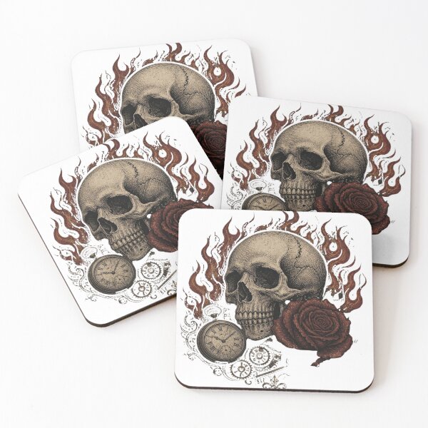 Item preview, ArtSkullRoseVintageGothicDesign designed and sold by Artrendzs.