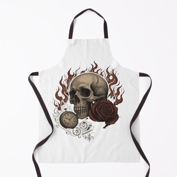 Item preview, ArtSkullRoseVintageGothicDesign designed and sold by Artrendzs.