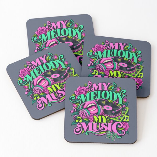 Item preview, My Melody My Music – Retro Vinyl Music Lover Design designed and sold by Aimetoi.