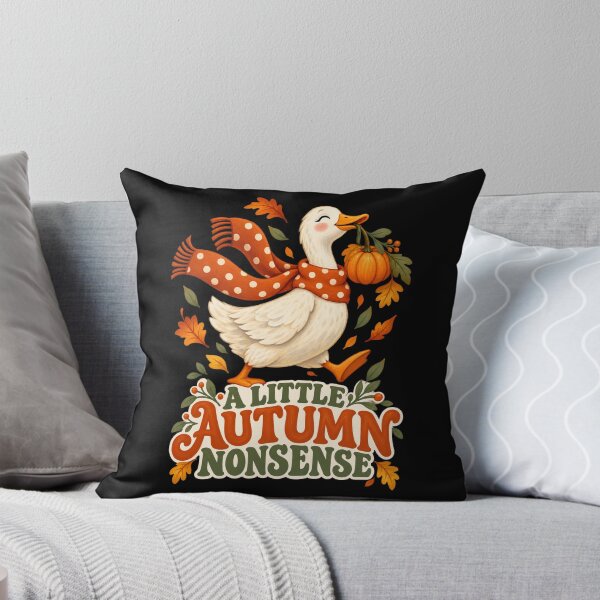 Item preview, A Little Autumn Nonsense - Polka Dot Scarf Goose Art designed and sold by haitrieuic96.