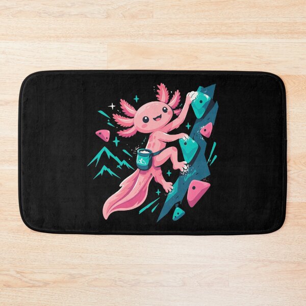 Artikelvorschau, Süßes Axolotl beim Bouldern Motiv entworfen und verkauft von Pineapple-Tree.