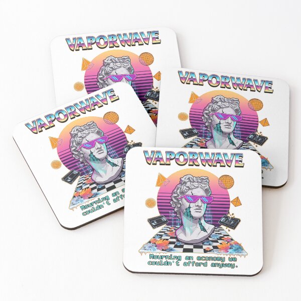 Item preview, Vaporwave: Mourning an economy we couldn't afford anyway. designed and sold by jrzvibe.