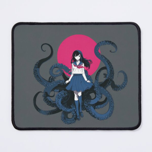Item preview, Octopus girl on pink bg designed and sold by anytka.