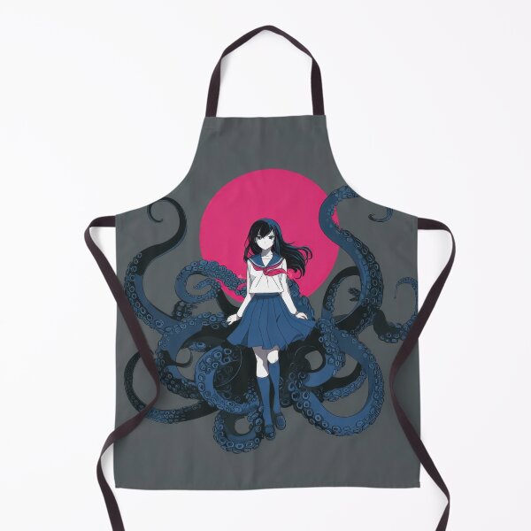 Item preview, Octopus girl on pink bg designed and sold by anytka.