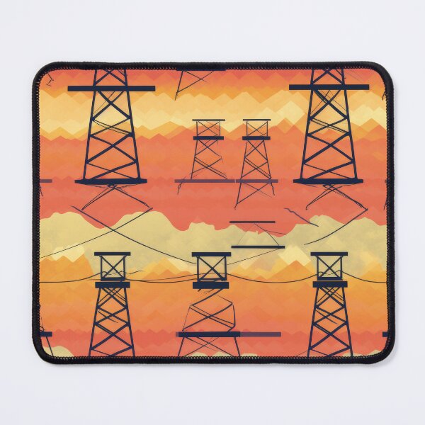 Item preview, Electricity Pylon Geometric Sunset designed and sold by Pylon-Bureau.