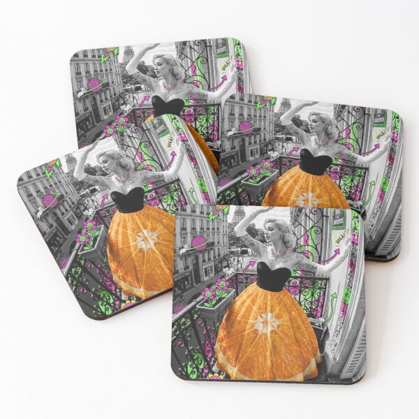 Item preview, Parisian Orange Slice Gets Squeezed Out by Scooter-Riding Cherubs and Regrets Nothing designed and sold by Print Fiction.
