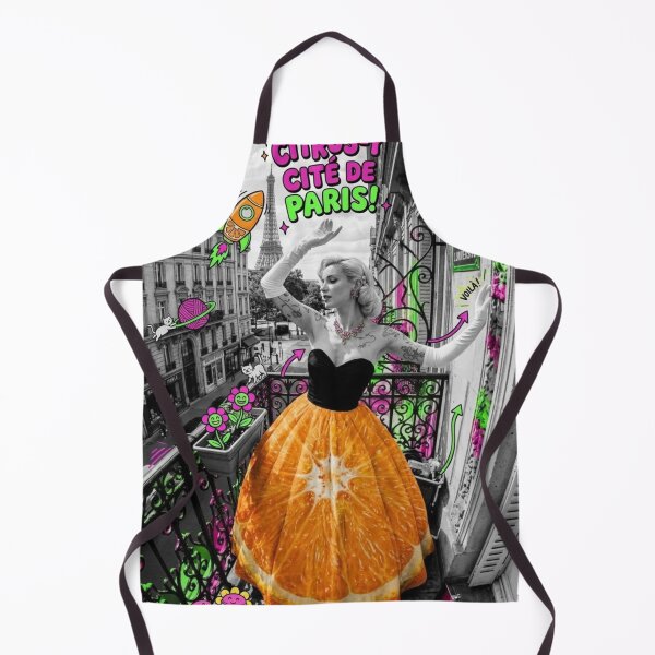 Item preview, Parisian Orange Slice Gets Squeezed Out by Scooter-Riding Cherubs and Regrets Nothing designed and sold by Print Fiction.