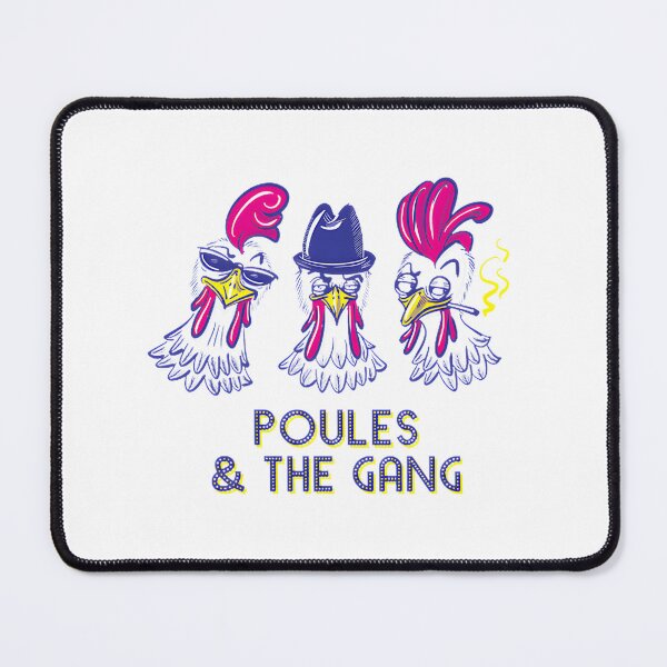 Item preview, Hens The Gang - Fun and Quirky Chicken Illustration Design designed and sold by danishakram999.