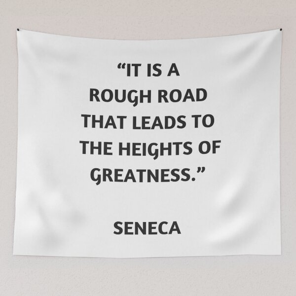 Item preview, Stoicism Quote  - Seneca on Greatness  designed and sold by Inspirationmotivation.