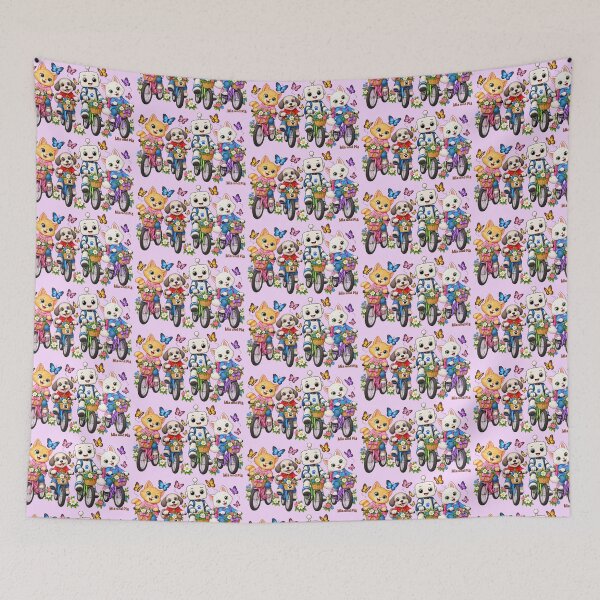 Item preview, BICYCLE TOUR - From the book series "Mia and Pia - Coloring fun meets cat knowledge - Adventures to color, learn and marvel at". designed and sold by WasserSonneWind.