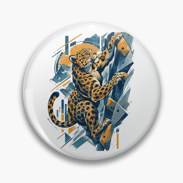 Item preview, Bouldering Leopard – Abstract Climbing designed and sold by Pineapple-Tree.