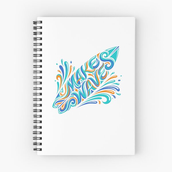 Item preview, Ocean Waves Surfboard Tropical Summer Vector Art designed and sold by CreativeArtisanPrints Shop.