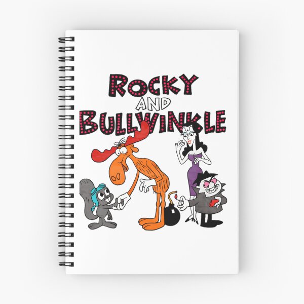 Item preview, Rocky And Bullwinkle Retro Character Collage Design designed and sold by Mary Good.