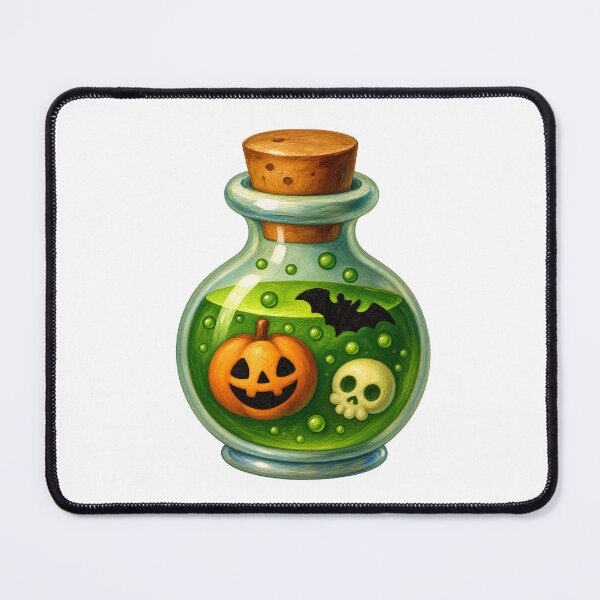 Item preview, The Emerald Halloween Brew | Spooky Potion Bottle designed and sold by Whatever Works.