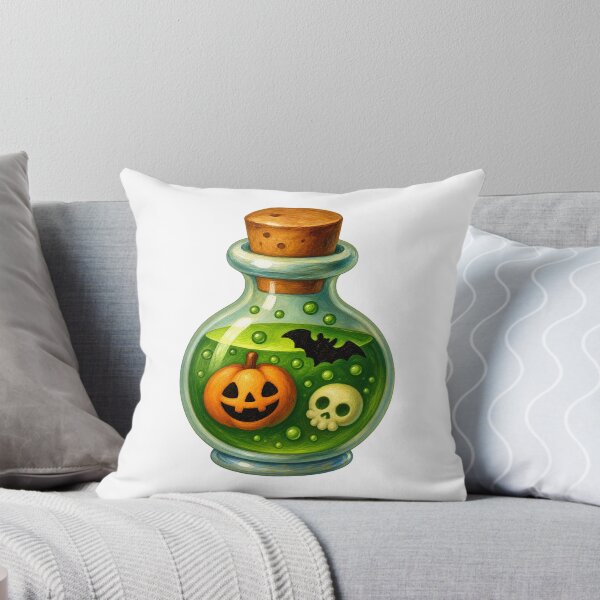 Item preview, The Emerald Halloween Brew | Spooky Potion Bottle designed and sold by Whatever Works.