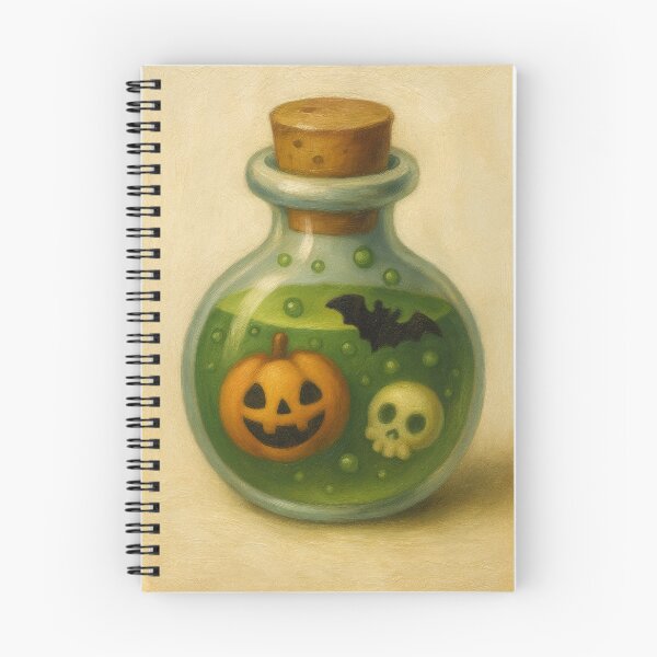 Item preview, The Emerald Halloween Brew | Spooky Potion Bottle designed and sold by Whatever Works.