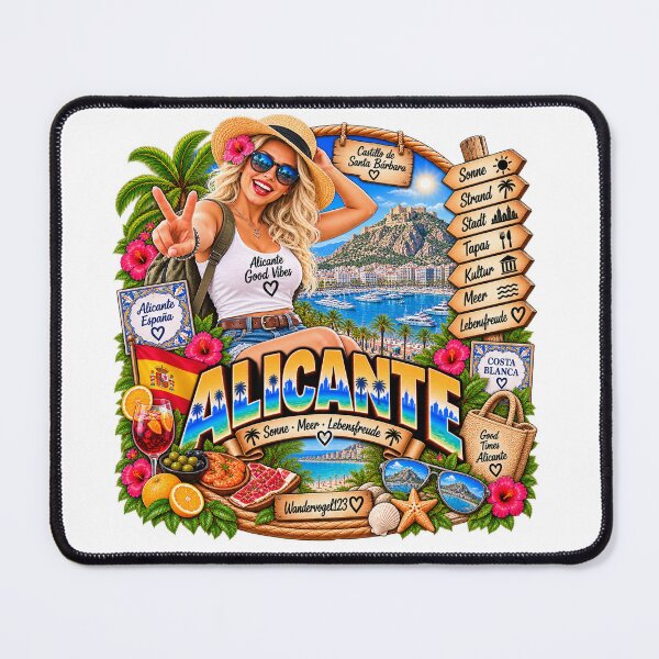 Item preview, Alicante Spain – Costa Blanca Sun Sea & Joy of Life designed and sold by Wandervogel123.