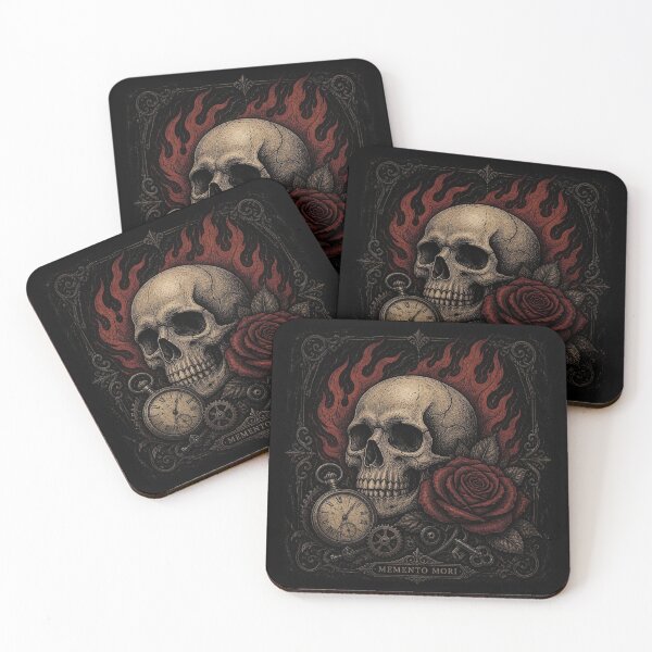 Item preview, ArtSkullRoseVintageGothicDesign designed and sold by Artrendzs.