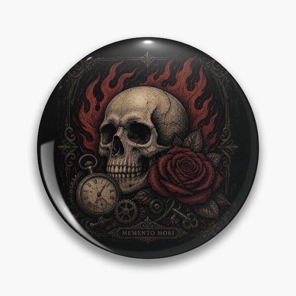 Item preview, ArtSkullRoseVintageGothicDesign designed and sold by Artrendzs.