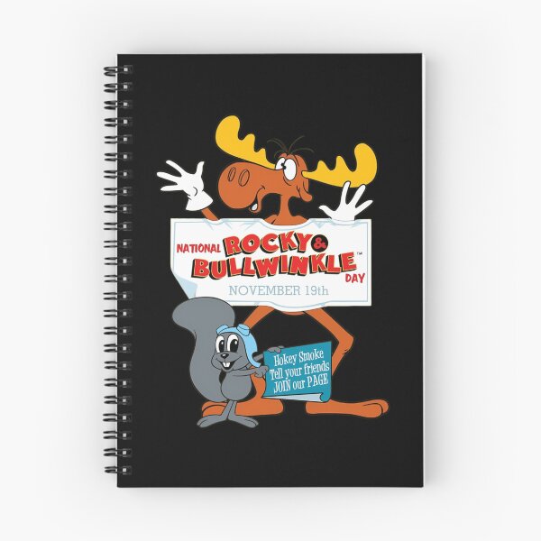 Item preview, National Rocky And Bullwinkle Day Retro Design designed and sold by Mary Good.