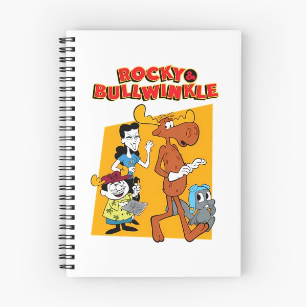 Item preview, Rocky And Bullwinkle Vintage Cartoon Poster Design designed and sold by Mary Good.