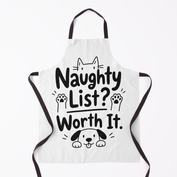 Item preview, Naughty List Worth It Funny Christmas Pet Dog Cat Lover Quote designed and sold by is-ann-are.