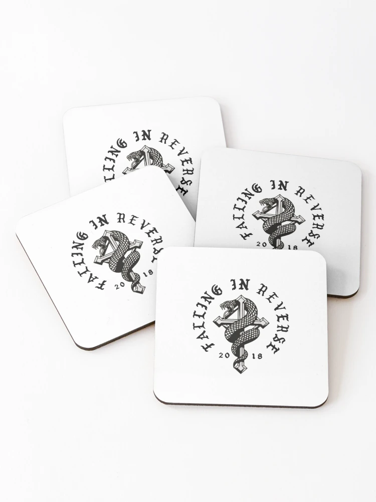 Thumbnail 1 of 5, Coasters (Set of 4), Falling In Reverse Band designed and sold by TinyToesPre.