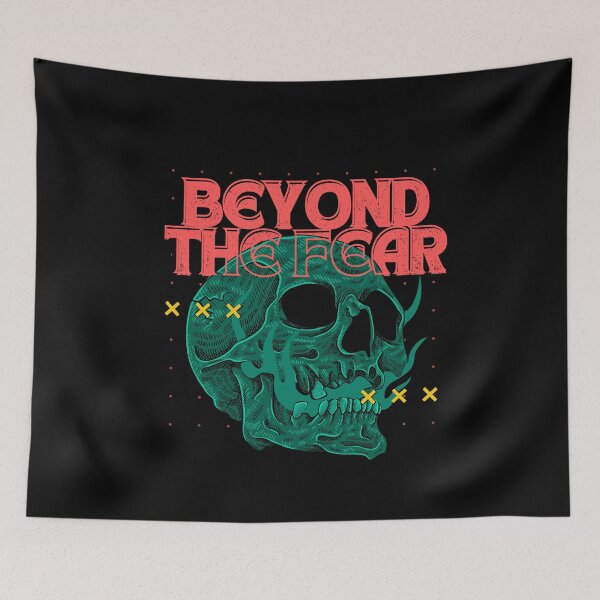 Item preview, Beyond The Fear Green Skull Gothic Halloween Art designed and sold by Alaakadry800.